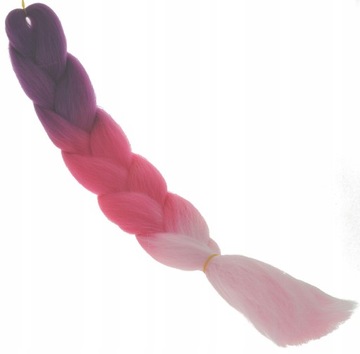 ИСКУССТВЕННОЕ НАРАЩИВАНИЕ ВОЛОС С ЦВЕТНОЙ КОСОЙ OMBRE