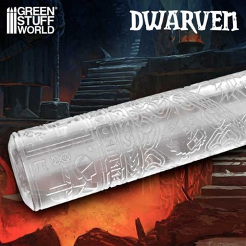 GREEN STUFF WORLD Rolling Pin Dwarven