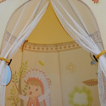 Детская игровая палатка Креативная игровая палатка-замок Дети играют с теплым светом