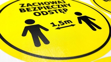 НАПОЛЬНАЯ НАКЛЕЙКА 40см СОХРАНЯЙТЕ ПРОСТРАНСТВО