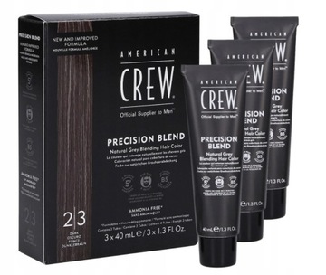 American Crew Precision Blend farba 2-3 Dark