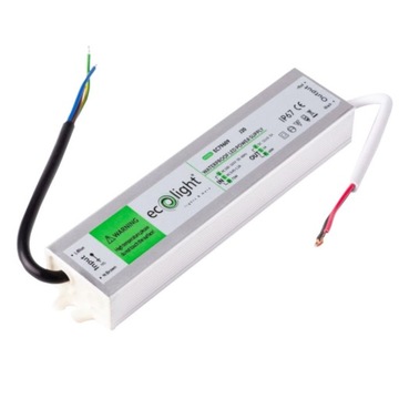 Светодиодный источник питания для лент 60W 5A 12V IP67 герметичный мебельный трансформатор