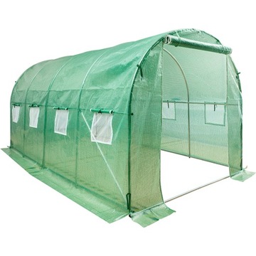 TUNEL FOLIOWY SZKLARNIA OGRODOWY DUŻY 250x400cm FOLIAK UV 10m2 NAMIOT