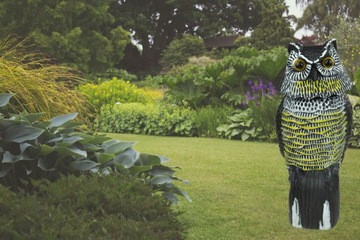 ОТПУСКАТЕЛЬ ПТИЦ МЫШЬ СОВА СО ЗВУКОМ с датчиком движения ДВИЖУЩАЯСЯ ГОЛОВКА