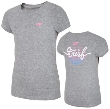 KOSZULKA dziecięca T-SHIRT 4F junior JTSD007 158