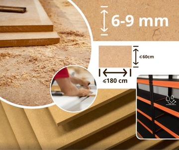 Полка складская металлическая оцинкованная HELIOS 213x75x50см 6Px175kg SOLID