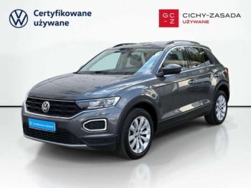 Volkswagen T-Roc I SUV 1.5 TSI ACT 150KM 2020 Volkswagen T-Roc 1.5 TSI 150KM MANUAL Kamera cofania Martwe Pole Grzana