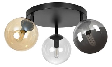 LAMPA WISZĄCA PLAFON KLOSZE KULA KOLORY TOFI LED