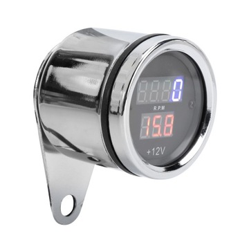 Motocykl 3 w 1 Tachometr Prędkościomierz Odograph Wyświetlacz LCD Odporny na promieniowanie UV