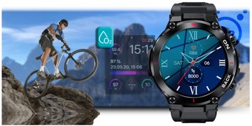 SMARTWATCH MĘSKI GRAVITY GPS 480mAh SPORT +GRAWER