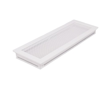 KRATKA KOMINKOWA Z SIATKĄ BIAŁA 17CM X 49CM