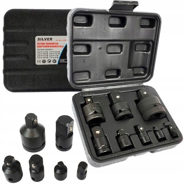 УДАРНЫЕ АДАПТЕРЫ НАСАДКИ ДЛЯ КЛЮЧЕЙ С ТРЕЩОТКОЙ 1/2 дюйма 3/8 дюйма 1/4 дюйма 3/4 8 шт.