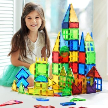 МАГНИТНЫЕ КУБИКИ Большой набор XXL, 109 шт. Magnetic Tiles 3D Конструктор