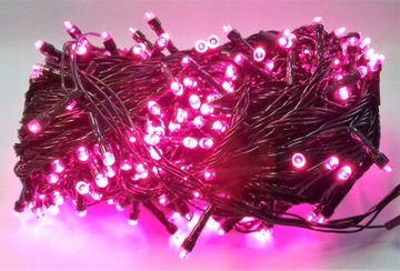 РОЖДЕСТВЕНСКИЕ ЕЛОЧНЫЕ ЛАМПЫ 200 LED РОЖДЕСТВЕНСКИЕ РОЗОВЫЕ ЛАМПЫ НА УЛИЦЕ В ПОМЕЩЕНИИ