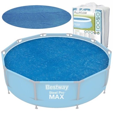 Bestway 58241 Solarna Folia Bąbelkowa Do Basenu Na Basen 305cm wym pok 289
