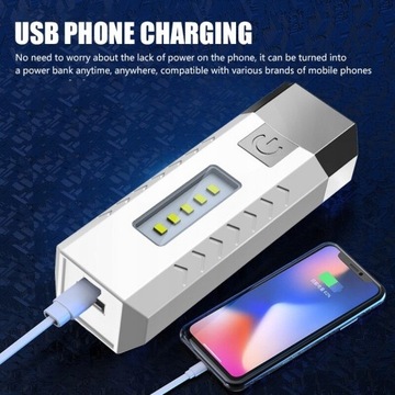 Светодиодный фонарик USB перезаряжаемые светодиодные бусины