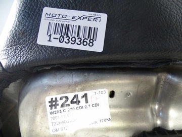 MERCEDES C TŘÍDA W203 SEDADLO PRAVÝ PŘEDNÍ KŮŽE