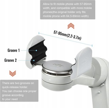 ЗАЖИМ-УДЛИНИТЕЛЬ ДЛЯ DJI OM 5/4/SE