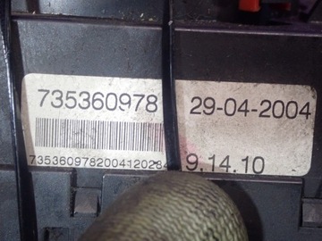 FIAT PANDA II 03-11 PŘEPÍNAČ KOMBINOVANÝ SVĚTEL 735360978