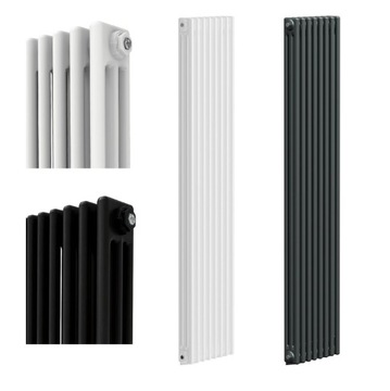 Радиатор вертикальной панели C3 1800x380 Белый - Пол нижний левый/справа 1815W