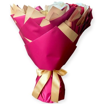 Prezent na każdą okazję Słodki Bukiet Ferrero Rocher + napis do wyboru