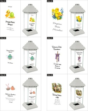 Znicz Lampion dla Syna z nadrukiem grawerem datą