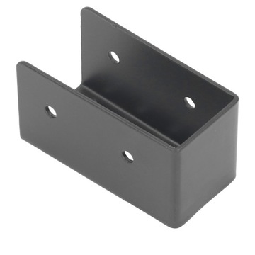 24 шт. Скрытые потолочные вешалки 5x9,3 см, черный металл, 31 шт.