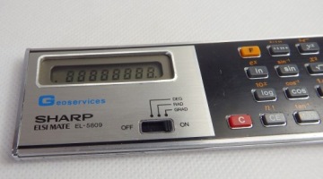 SHARP ELSI MATE EL-5809 ЯПОНСКИЙ СТАРЫЙ КОЛЛЕКЦИОННЫЙ КАЛЬКУЛЯТОР