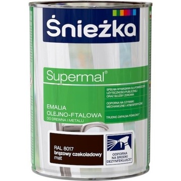 EMALIA OLEJNO FTALOWA BRĄZ CZEKOLADA 8017 MAT 0.8L