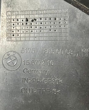 BMW 6 F01 F12 F13 PODBĚH TROJŮHELNÍK PRAVÝ PŘEDNÍ 8056068