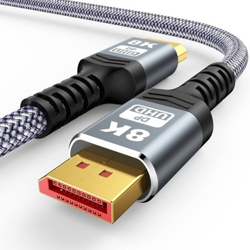 SNOWKIDS 3M 8k Kabel DisplayPort 1.4 Displayport 1.4,8K 60 Hz,