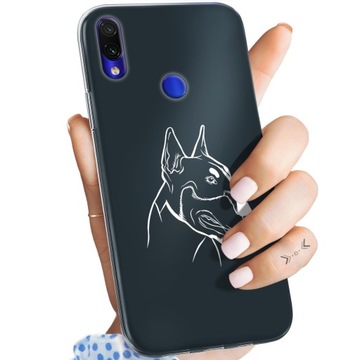 ETUI DO XIAOMI REDMI NOTE 7 / 7 PRO WZORY MĘSKIE FACET WĄSY OBUDOWA CASE