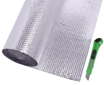 EKRAN ZAGRZEJNIKOWY MATA ALUMINIOWA PĘCHERZYKOWA IZOLACYJNA 1,2m x 1mb