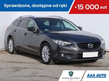 Mazda 6 III Kombi 2.0 SKYACTIV-G 165KM 2013 Mazda 6 2.0 Skyactiv-G, Salon Polska, Navi, Xenon