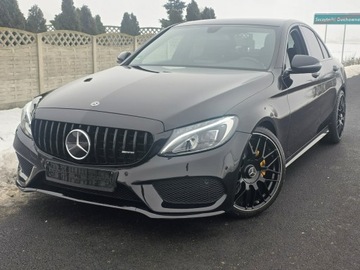 Mercedes Klasa C W205 Limuzyna 200 184KM 2016 Mercedes C 200 2.0 185ps Benzyna Automat Full LED