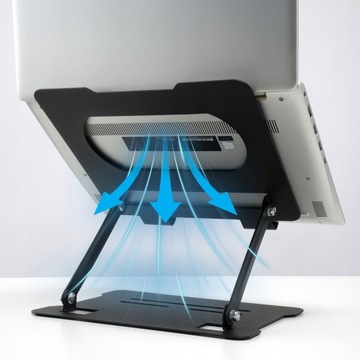 РЕГУЛИРУЕМАЯ МЕТАЛЛИЧЕСКАЯ ПОДСТАВКА ДЛЯ НОУТБУКА ПЛАНШЕТА ДО 17 ДЮЙМОВ НАСТОЛЬНАЯ ПОДСТАВКА