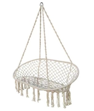 Двойное гнездо аиста с бежевой бахромой