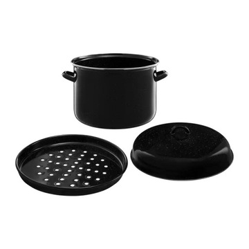 КАСТРЮЛЯ ДЛЯ ПАСТЕРИЗАЦИИ ПОВИДЛАК ЭМАЛЬ ОЛКУШ 12л