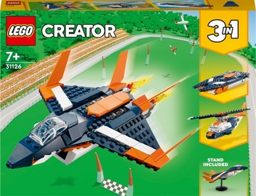 LEGO CREATOR 31126 Odrzutowiec naddźwiękowy