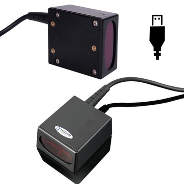 CZYTNIK KODÓW KRESKOWYCH STACJONARNY automat USB mały laserowy do sklepów