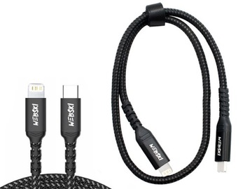 KRÓTKI MOCNY SZYBKI KABEL DO iPHONE LIGHTING 27W