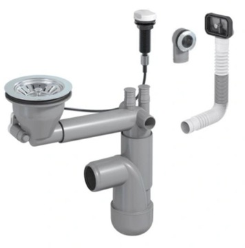 Syfon Zlewozmywakowy Prevex automat 90 mm