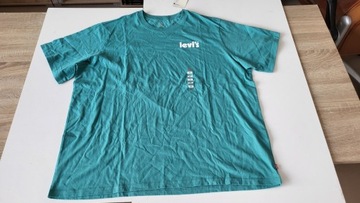 NOWA KOSZULKA T-SHIRT LEVI'S ZIELONA ROZMIAR XL