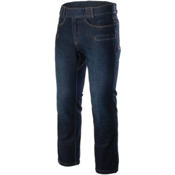 Джинсы тактические брюки-карго HELIKON GRAYMAN Denim Dark Blue M