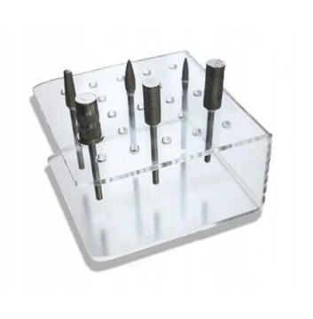 Stojak na frezy przezroczysty