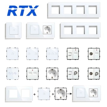 Розетка, USB-модуль 2x 2,4А, система RTX SH