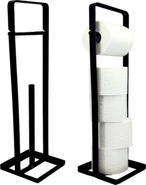 Stojak na papier toaletowy wieszak uchwyt zapas LOFT HARD