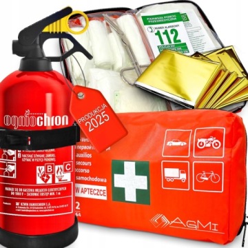 АВТОМОБИЛЬНЫЙ ОГНЕТУШИТЕЛЬ 1 КГ 2026 ПЕРВЫЙ КОМПЛЕКТ DIN13164 КОМПЛЕКТ БЕЗОПАСНОСТИ