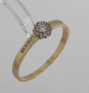 ЗОЛОТОЕ КОЛЬЦО ЦИРКОНИЙ 585 Р. 15