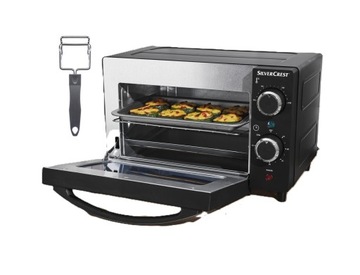 PIEKARNIK ELEKTRYCZNY 9L 800W OPIEKACZ GRILL SilverCrest